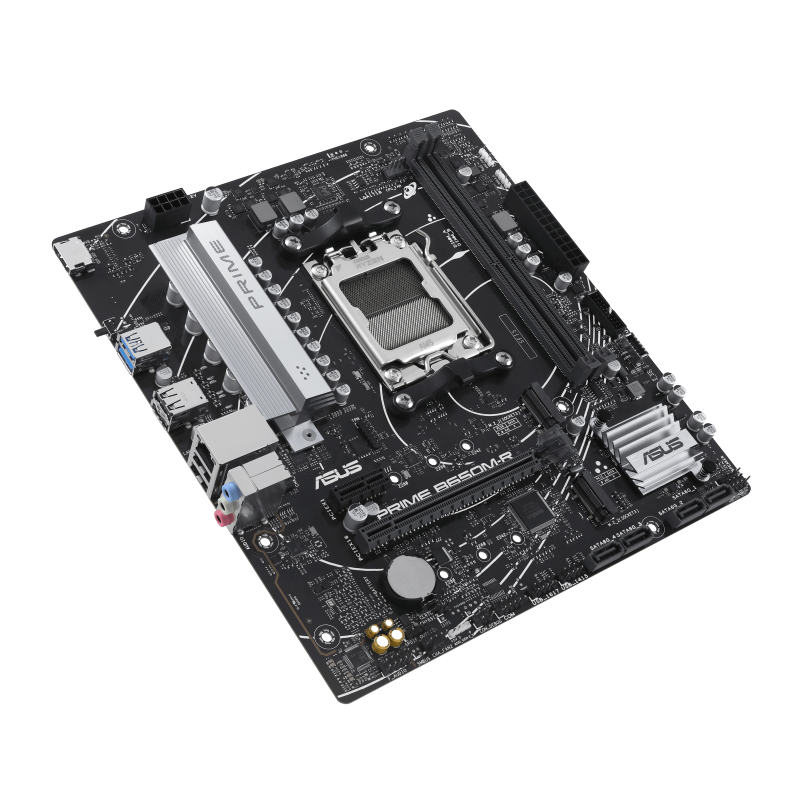 ASUS PRIME B650M-R AM5 mATX Motherboard, AMD B650 Chipset, 2x DDR5 ASUS PRIME B650M-R AM5 mATX Motherboard, AMD B650 Chipset, 2x DDR5